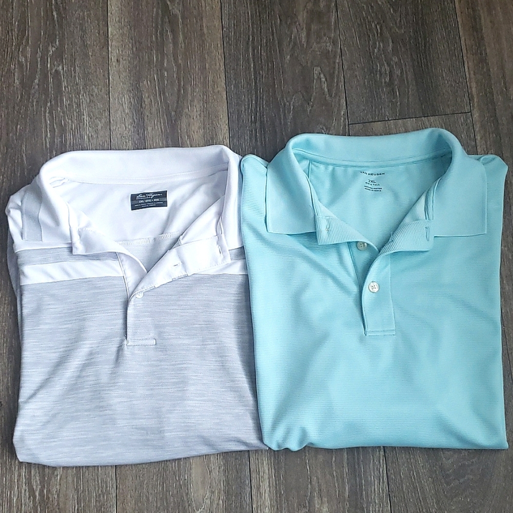 Men's 2XL Big&Tall Golf/Polo Shirts (2)